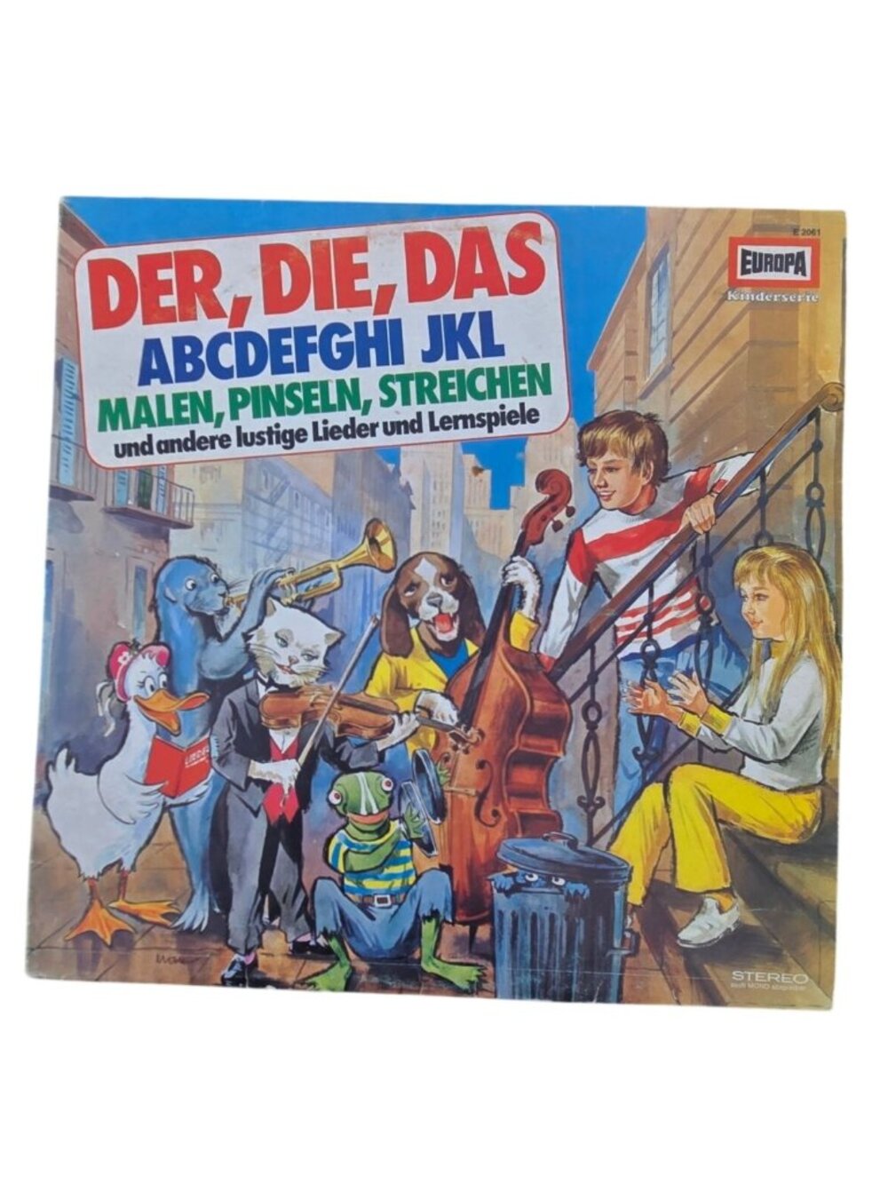 Der Die Das ABCDEFGHI JKL Vinyl Record Europa Kinder Serie 1973 German Kids